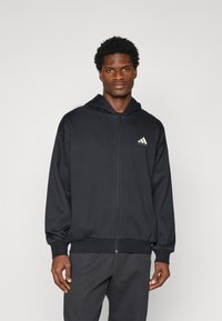 adidas Performance HOODY - Sudadera con cremallera - black