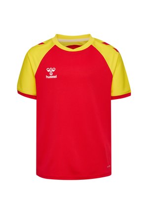 MATCH LEAGUE SS - T-shirt - bas - true red blazing yellow