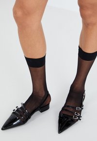 SYLLA - Slingback ballet pumps - black patent