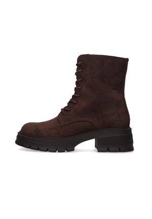 Schnürstiefelette - braun