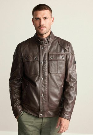 FOUR POCKET  - Lederjacke - red brown