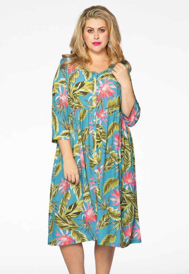 Korte jurk - hawaii