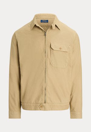 Polo Ralph Lauren GARMENT DYED OXFORD OVERSHIRT - Nyári dzseki - surrey tan