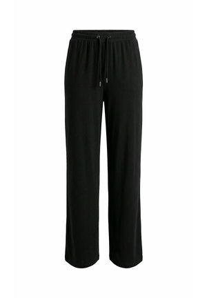 Angel of Style, JERSEY TROUSERS, WIDE FIT, SIDE SLITS - Pantalon de survêtement - black