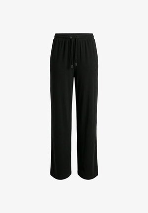 Angel of Style, JERSEY TROUSERS, WIDE FIT, SIDE SLITS - Pantaloni sportivi - black