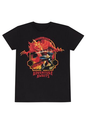 DUNGEONS AND DRAGONS ADVENTURE AWAITS - T-shirt imprimé - black