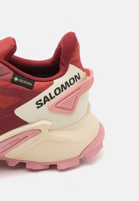 Salomon SUPERCROSS 4 GTX - Pantofi alergare trail - cow hide/syrah/blush