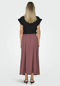 ONLY Falda larga - rose brown