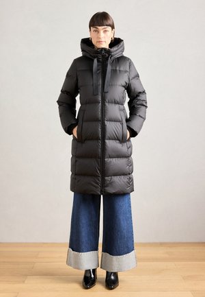 WITH HOOD WELT POCKETS - Down coat - black