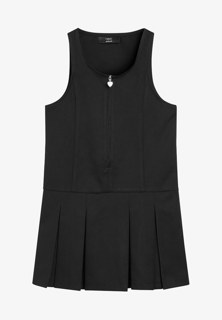 Next ZIP FRONT PINAFORE - Jurk - black