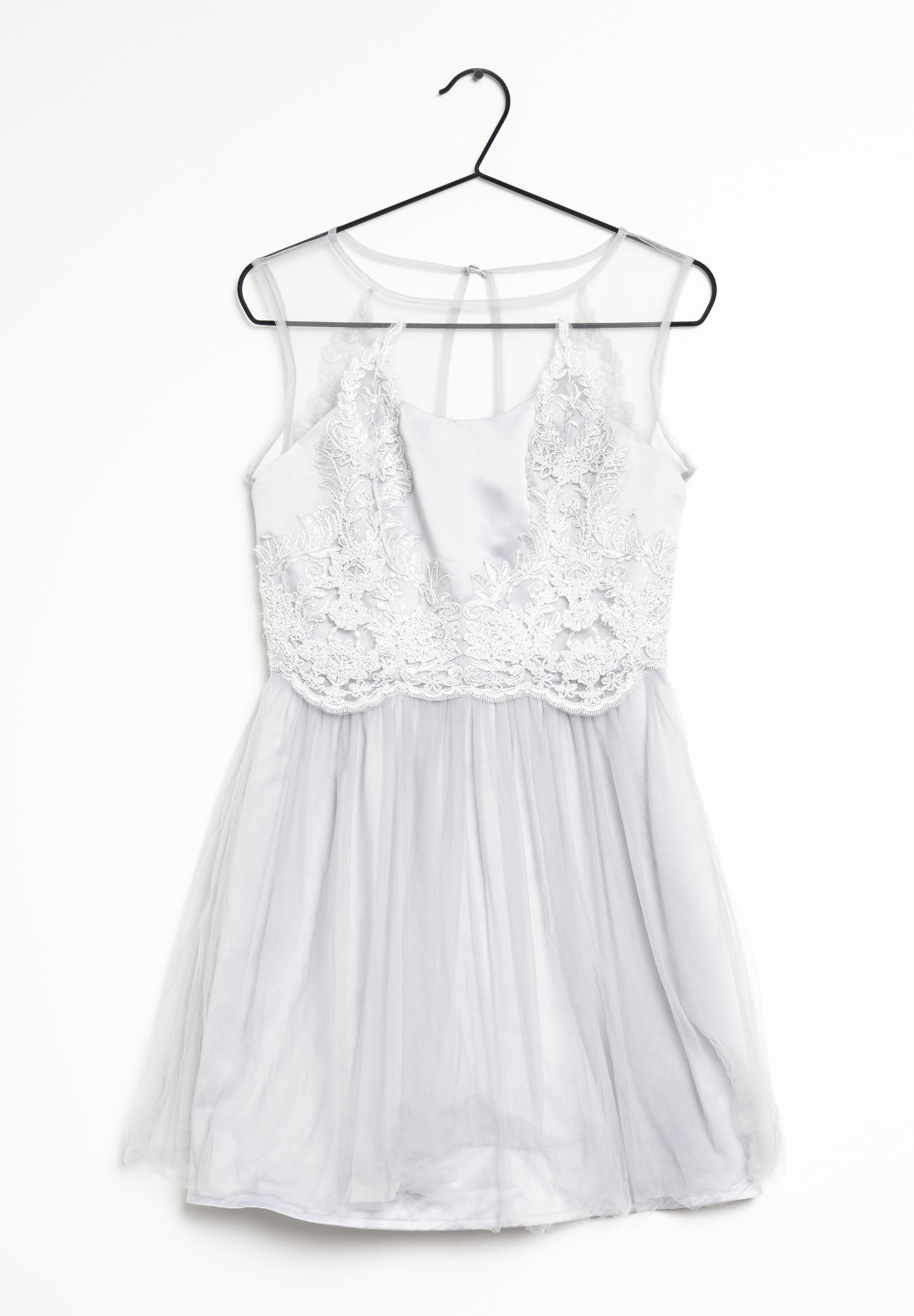 Chi Chi London Cocktail dress Party dress grey (Pre-owned