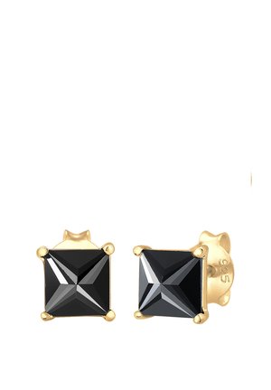 DARK RIVET SPARKLING - Øreringe - gold-coloured