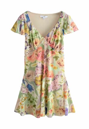 Rochie de zi - multi coloured floral print