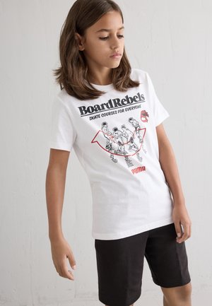 MID90S GRAPHIC TEE UNISEX - Potiskana majica - white