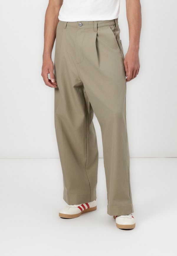 OLIVER PLEATED - Trousers - mermaid