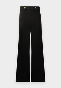 KNITTED TROUSERS - Pantalon classique - nero