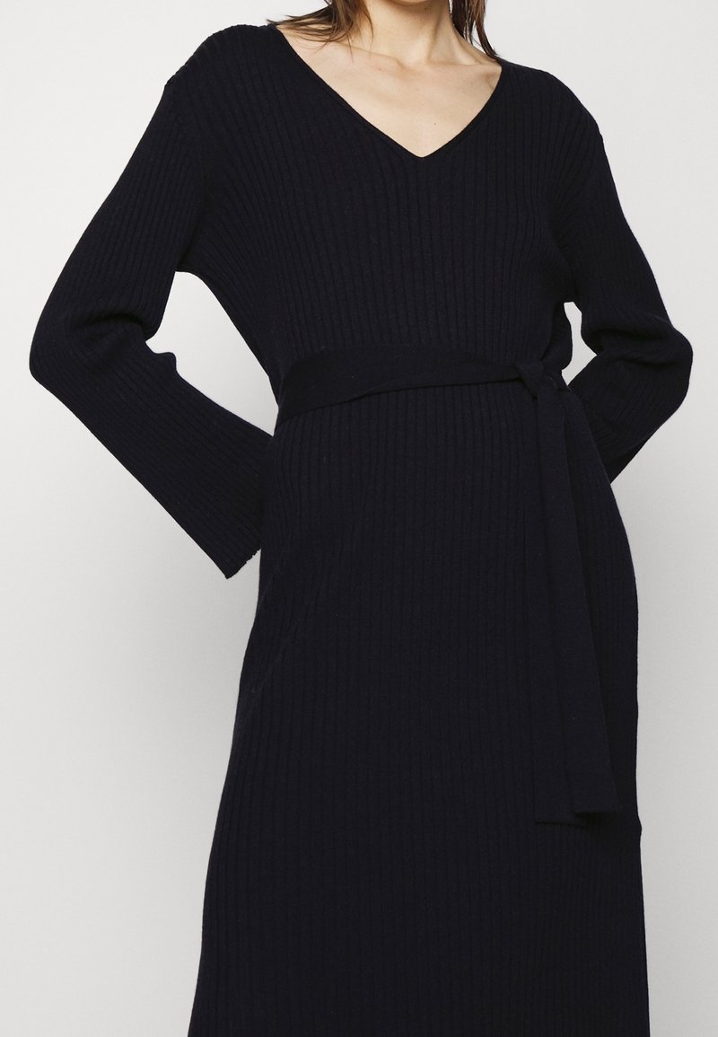 Robe Noire Manches Longues En Maille - Ivy - Neuf Avec Étiquettes