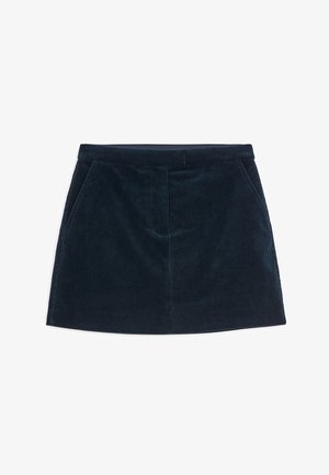 ARKET, ARKET CORDUROY MINI SKIRT - Jupe trapèze - dark blue