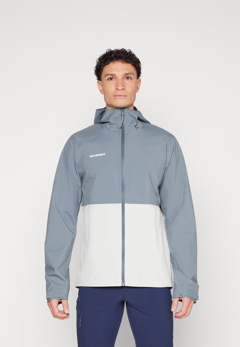 Mammut LINARD LIGHT HOODED JACKET MEN - Nepropusna jakna - strata/silver sage