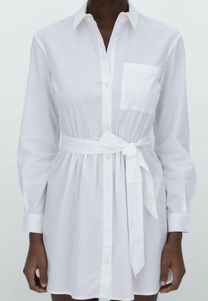 Shirt dress - white