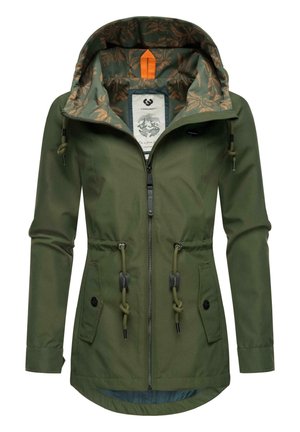 MONADIS - Regenjacke / wasserabweisende Jacke - dark olive