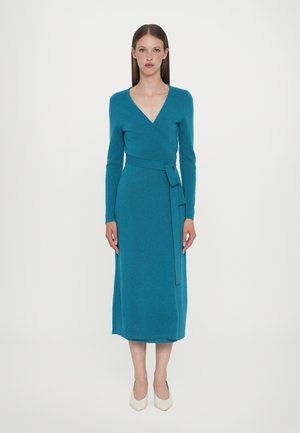 Diane von Furstenberg ASTRID WRAP DRESS - Neulemekko - teal