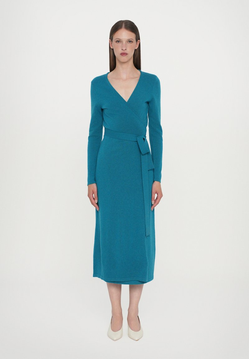 Diane von Furstenberg ASTRID WRAP DRESS - Kampsunkleit - teal