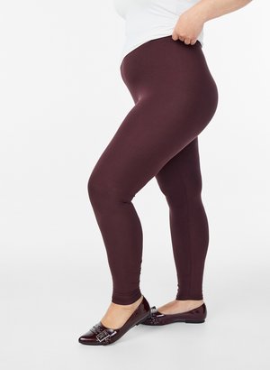 Zizzi BASIC - Leggings - Hosen - fudge