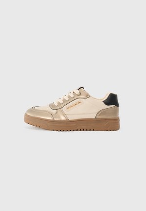 Baskets basses - platin-coloured