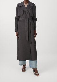VILA Mantel - mottled dark grey
