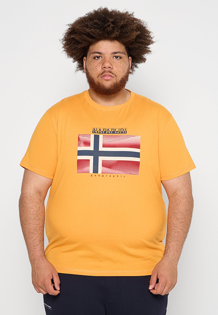 Napapijri T-shirt print geel