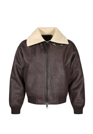 SIKSILK, AVIATOR BOMBER JACKET - Blouson Bomber - brown