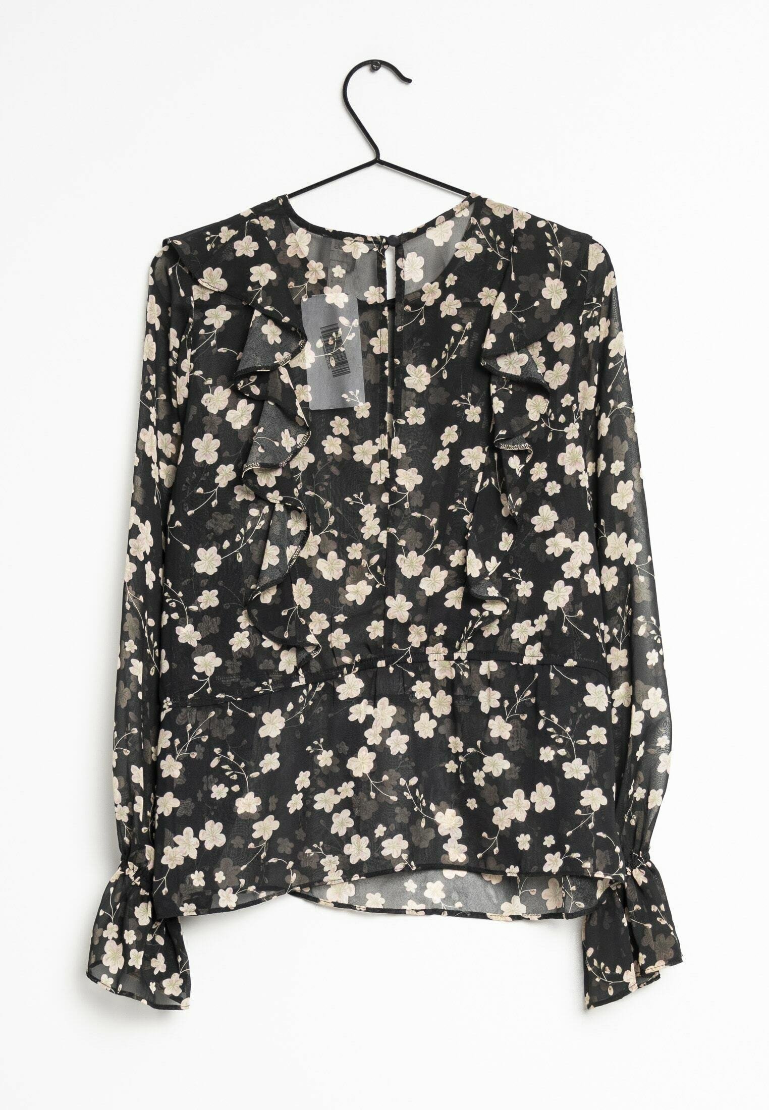 asos black blouse