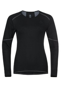CREW NECK ACTIVE X-WARM - Langærmet T-shirt - schwarz