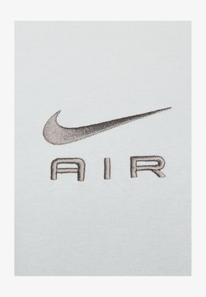 Nike Sportswear TOP AIR - Mikina - pure platinum flat pewter