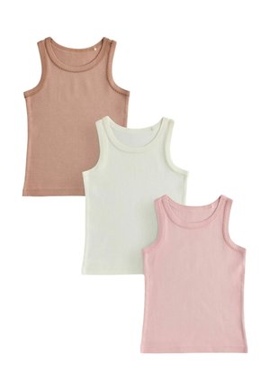 Next, REGULAR FIT - VEST 3 PACK - Top - mocha brown