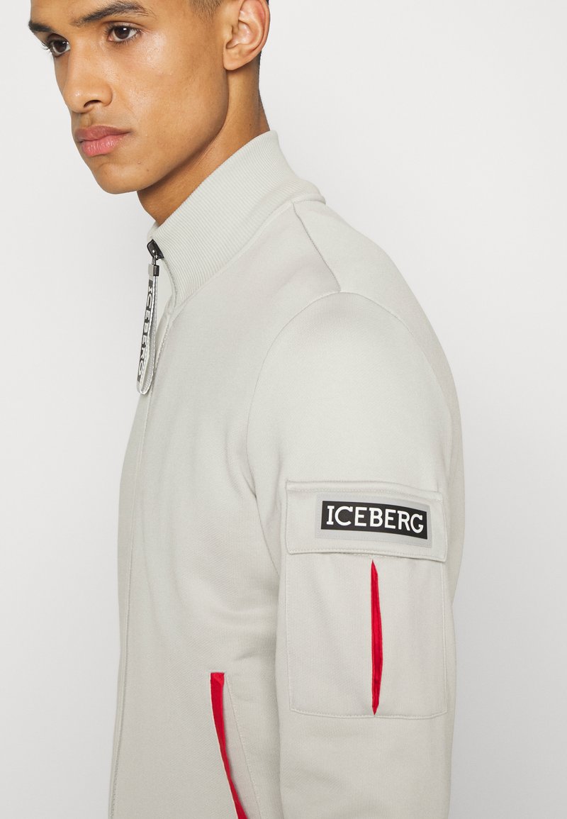 Herren T-shirts & Polos | Iceberg Sweatjacke grigio/offwhite - GC02420 Herren T-shirts & Polos | Iceberg Sweatjacke grigio/offwhite - GC02420