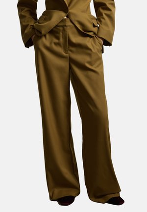 Pantalones - bronze brown