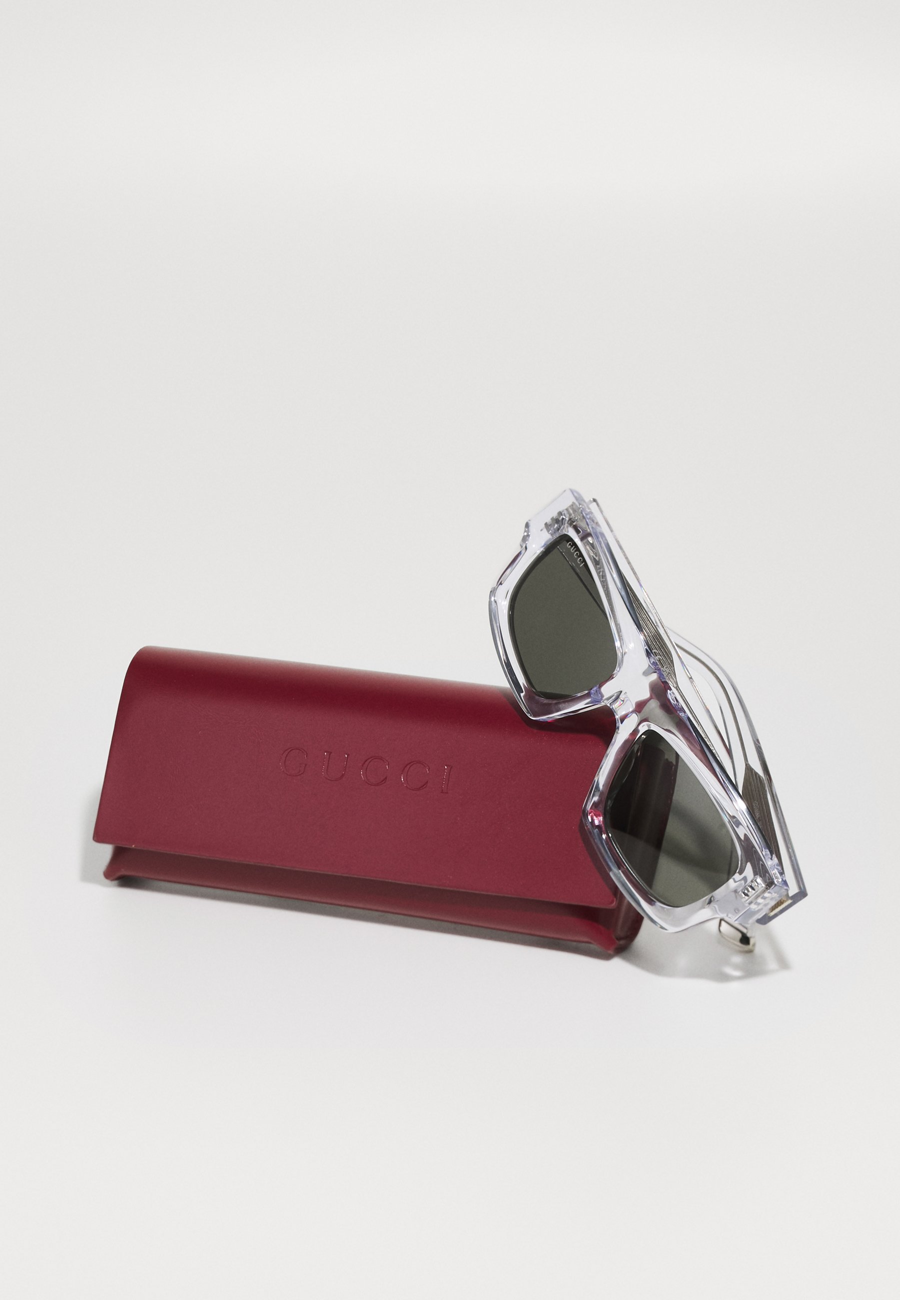 Gucci Sunglasses - grey/transparent - Zalando