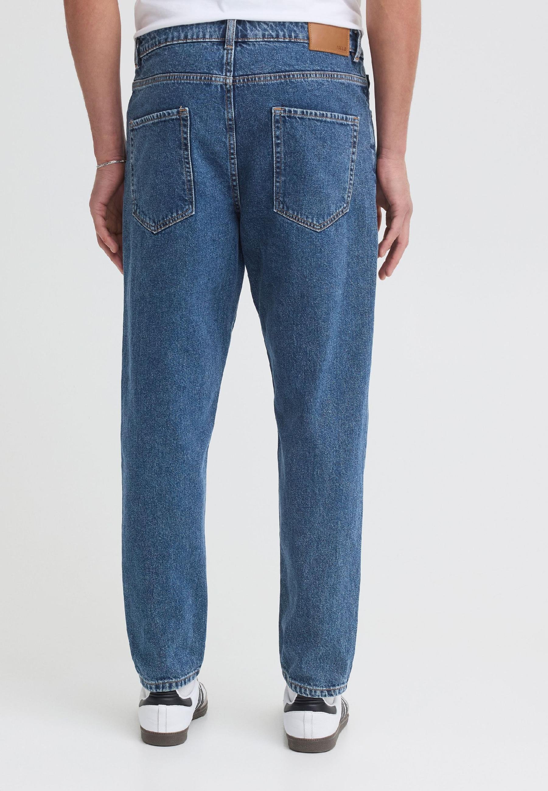 Solid SDDYLAN DAD FIT - Siaurėjantys džinsai - blue/mėlynų džinsų