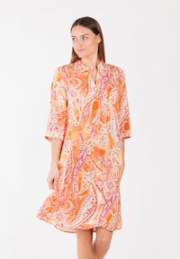 Key Largo WD INDIA V-NECK - Freizeitkleid - orange