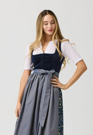 Waldorff, DIRNDLBLUSE ALESSA MIT V-AUSSCHNITT - Blouse - weiß