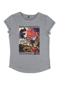 Henry Tiger CARS-CARS 2 RETRO POSTER - T-shirts print - melange grey