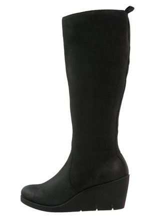 Botas de cuña - black