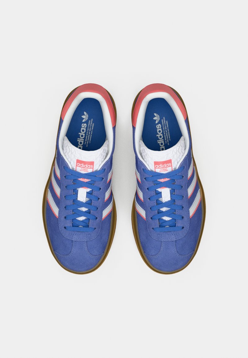 adidas gazelle silver green womens Adidas Original Gazelle 2 J Suede Big Kids' Shoes Blue-Red – Sports Plaza NY