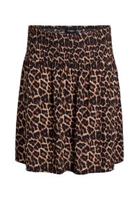 FLASH – MIT SMOKBUND - A-lijn rok - leopard aop