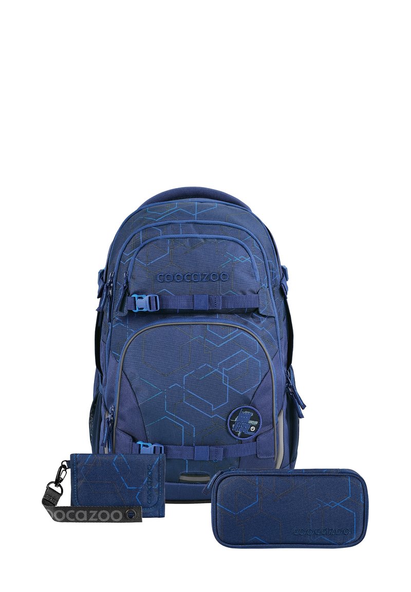 coocazoo SET PORTER MOTION 3-TEILIG - Schulranzen - blau