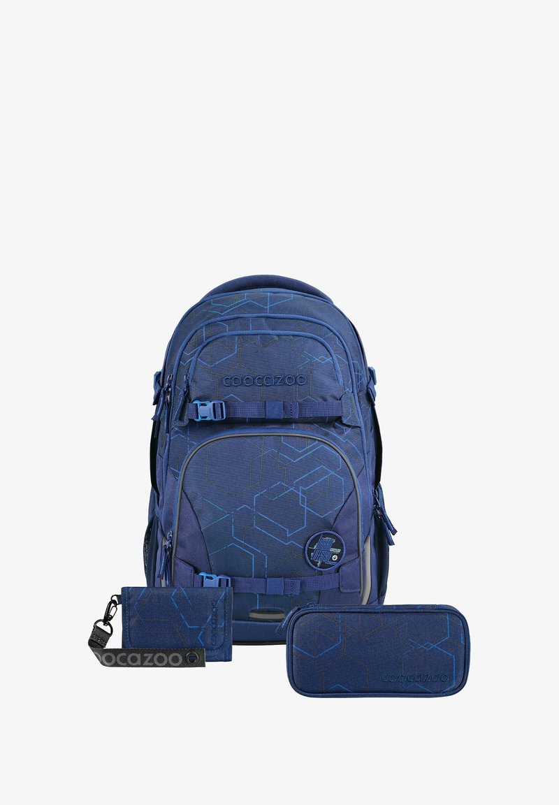 coocazoo SET PORTER MOTION 3-TEILIG - Schulranzen - blau