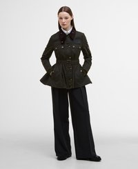 Barbour BARBOUR X ERDEM CONSTANCE WAX JACKET - Nyári dzseki - archive olive/ancient black floral