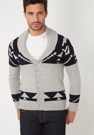 Chaqueta de punto - gris claro